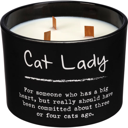 Cat Lady Poetry Candle