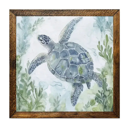 SEA TURTLE SWIMMING (SOLD AS A PAIR)