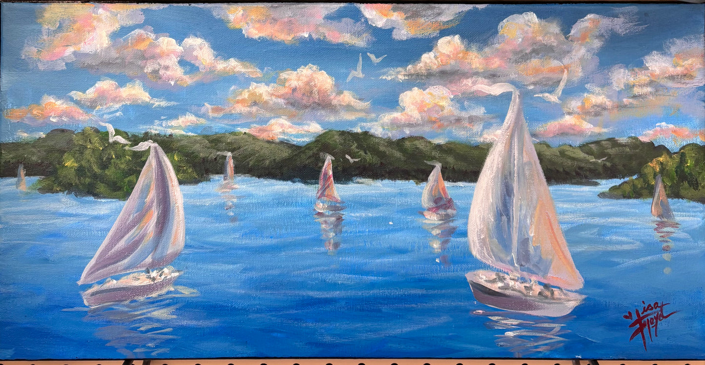SAILING AROUND SML BY LISA FLOYD
