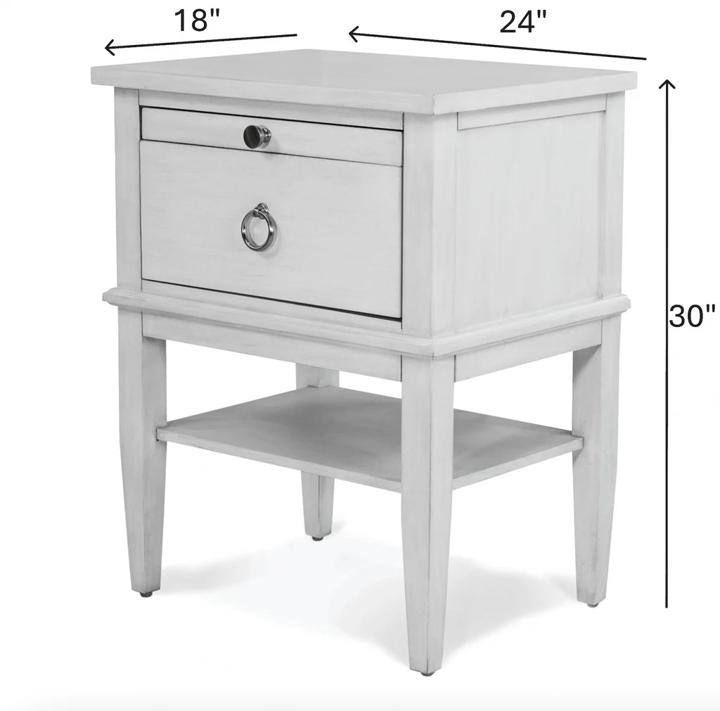 POINT BREEZE 1 DRAWER NIGHTSTAND