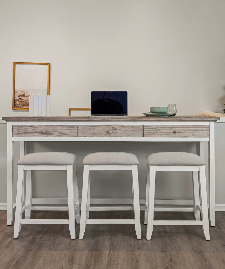 COMING SOON! Islamorada 3-Drawer Console w/ Power and USB