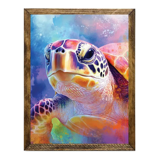 COLORFUL SEA TURTLE FACE