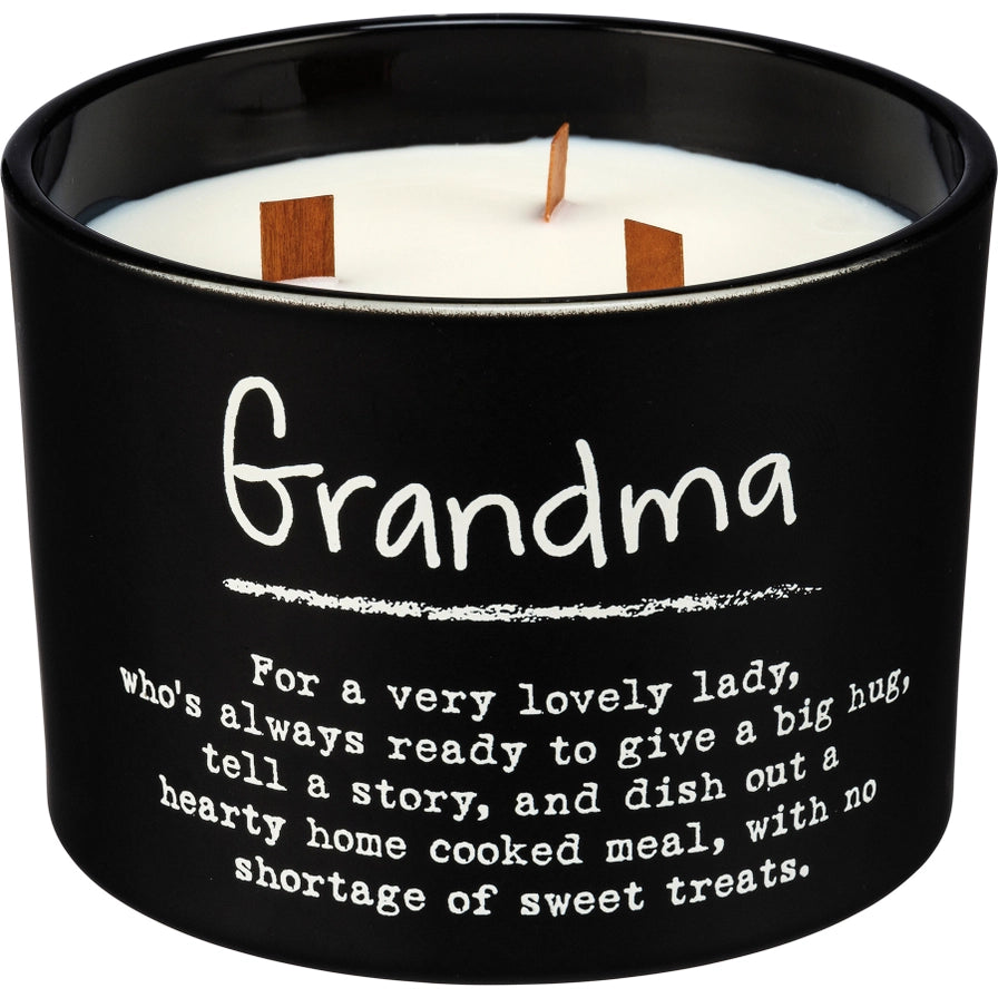 Grandma Poetry Candle