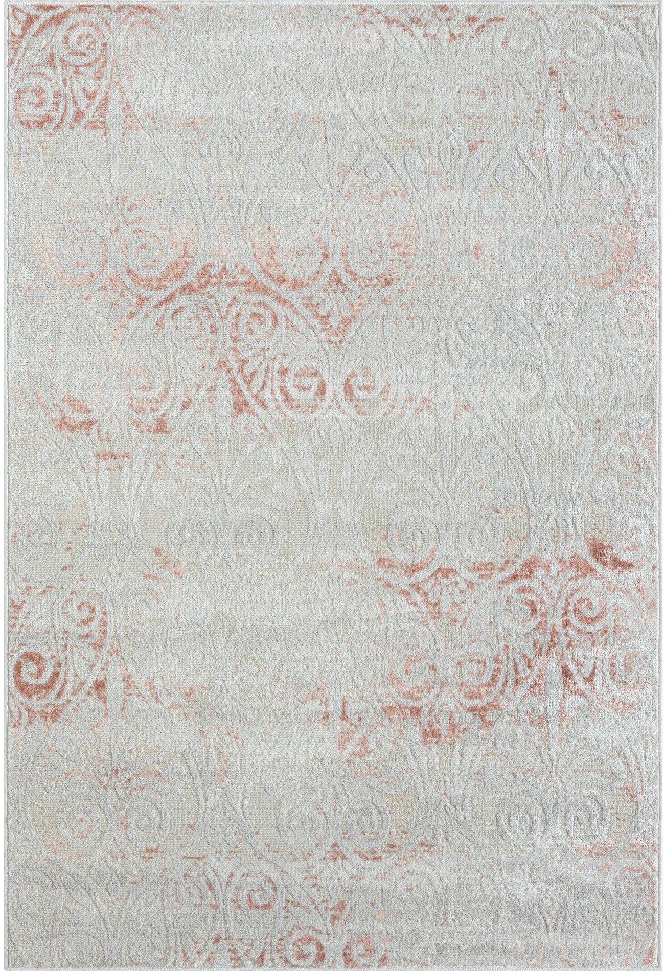 5'0" x 7'0" CALGR Beige / White
