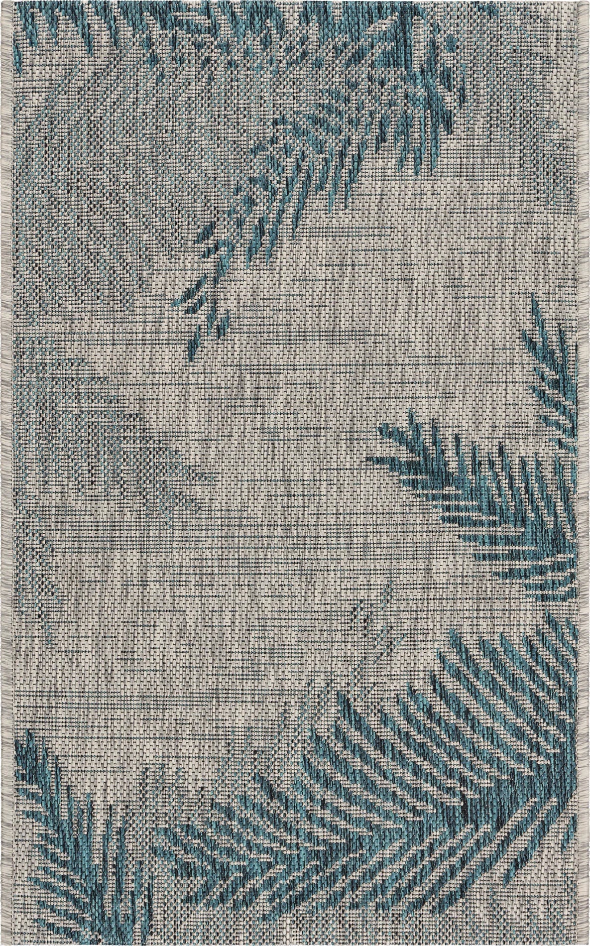 5'0" x 7'0" CAPTI Gray / Blue