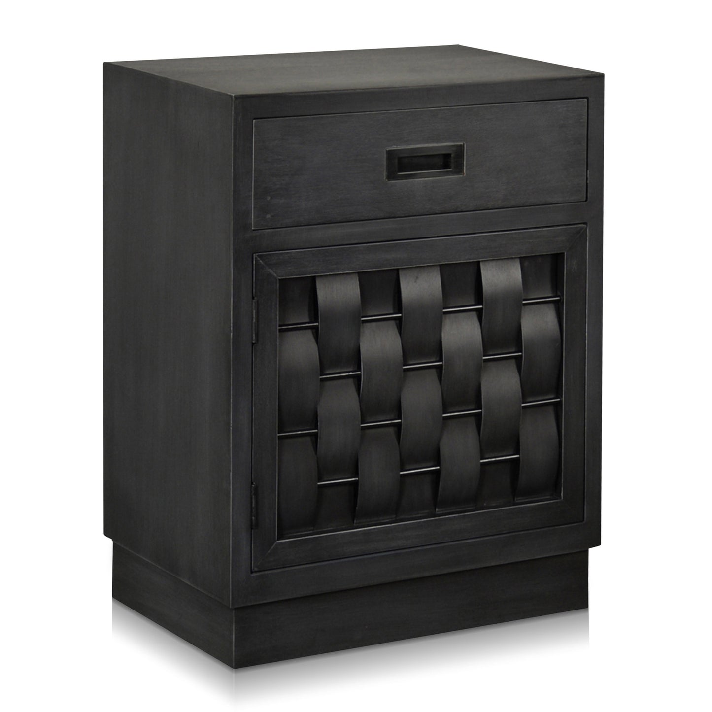 Basket Weave Accent Table