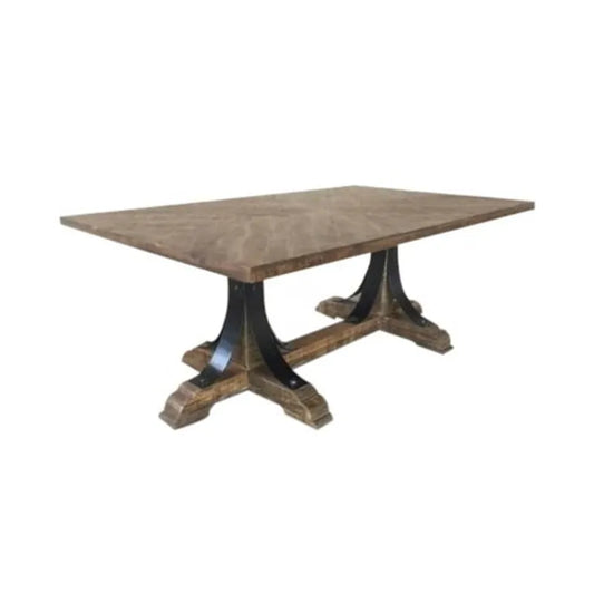 Bengal Manor Iron Trestle Base Cocktail Table