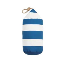 NAVY WHITE BUOY SHAPED PILLOW