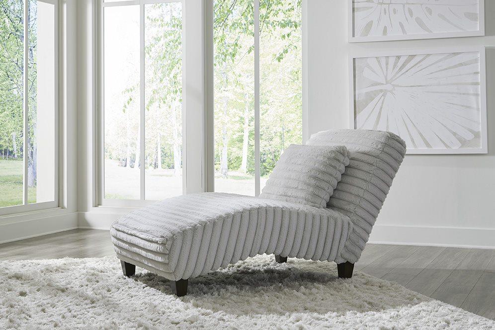 MONDO GRAY ARMLESS CHAISE