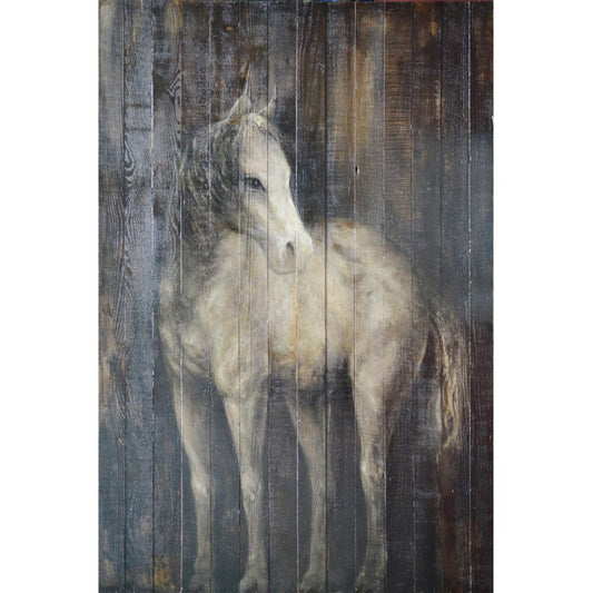 Max Hand-Painted Horse On Wood