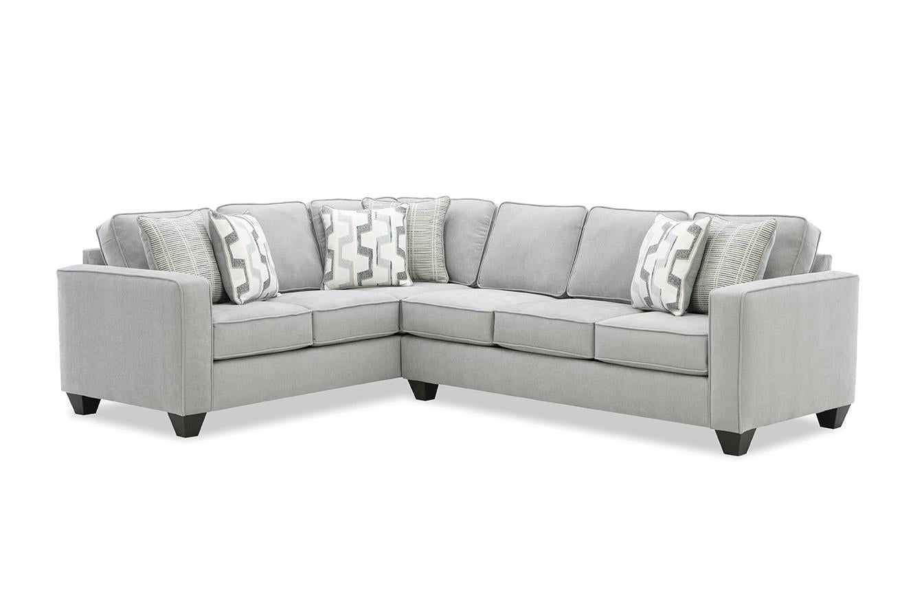 COMING SOON MOSBY PEWTER 2 PC SECTIONAL