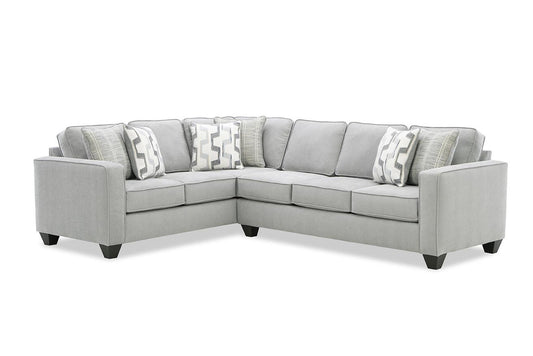 COMING SOON MOSBY PEWTER 2 PC SECTIONAL