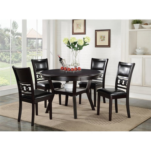 Gia 5 pc dining set - Ebony