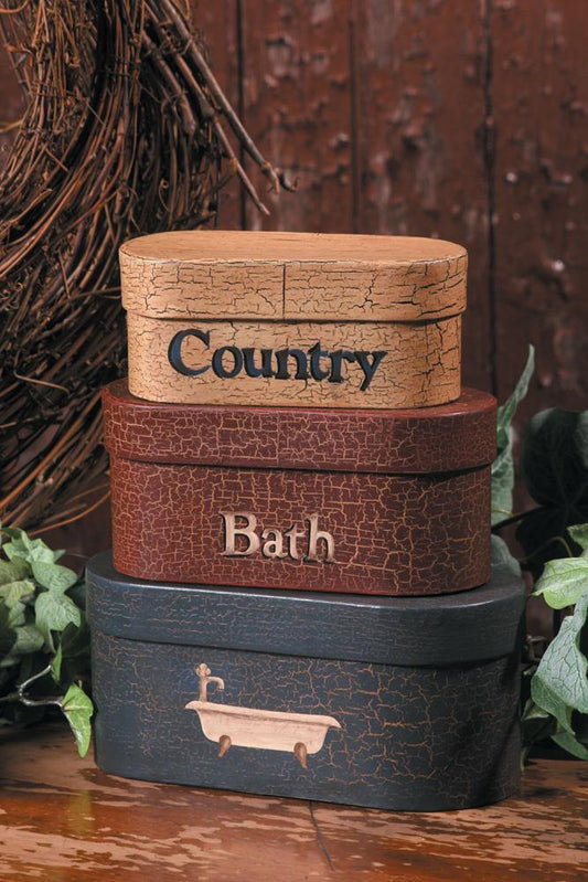 NESTING BOXES-COUNTRY BATH