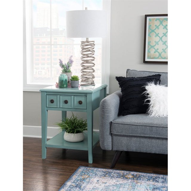 SADIE SIDE TABLE - TEAL