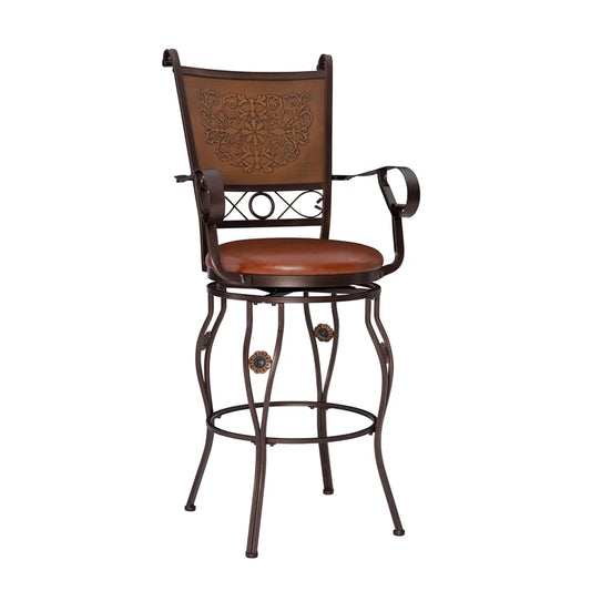 BIG AND TALL SWIVEL BARSTOOL