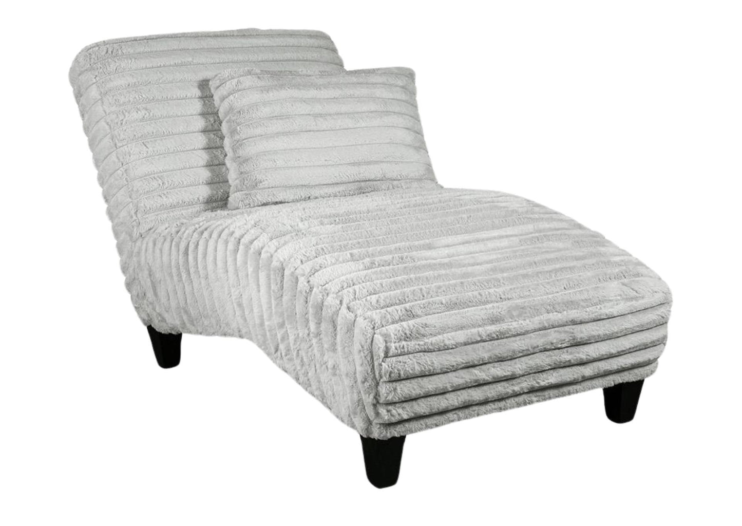 MONDO GRAY ARMLESS CHAISE