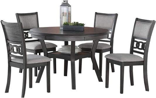 Gia 5 pc dining set-Gray