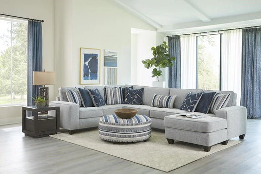 PERSIA INDIGO 3 PC SECTIONAL WITH FULL SLEEPER