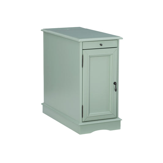 BUTLER AQUA ACCENT TABLE w/USB