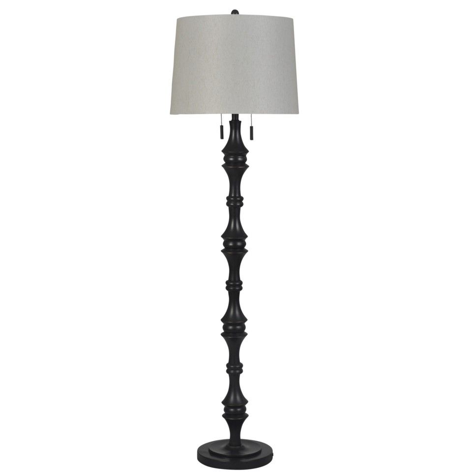 Madison Bronze Floor Lamp w/twin pull chains