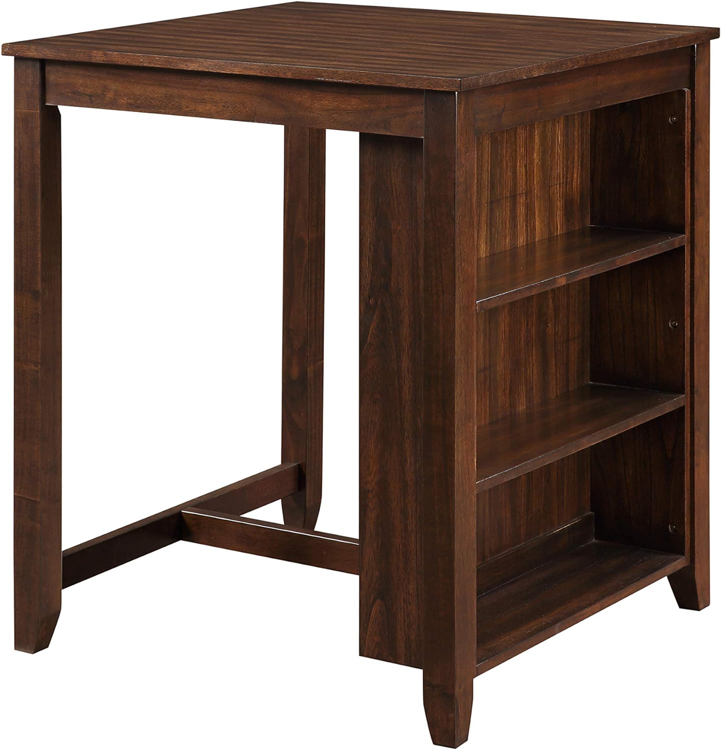 Gia Counter 3 Piece w/ Shelf - Brown Cherry