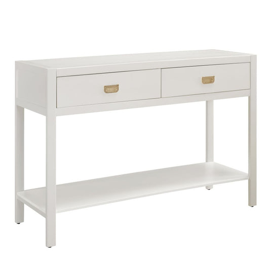 PEGGY WHITE CONSOLE TABLE