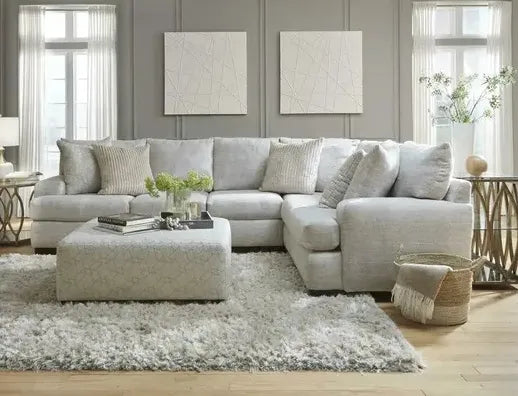 ZAFTIG PARCHMENT SECTIONAL