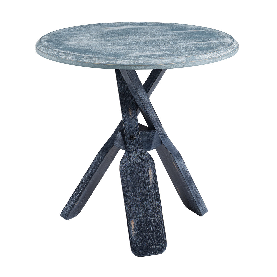 ORVILLE GREY OAR SIDE TABLE