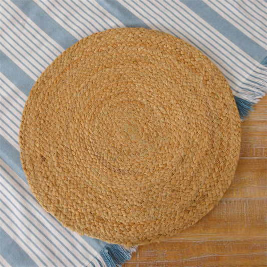 ROUND JUTE PLACEMAT