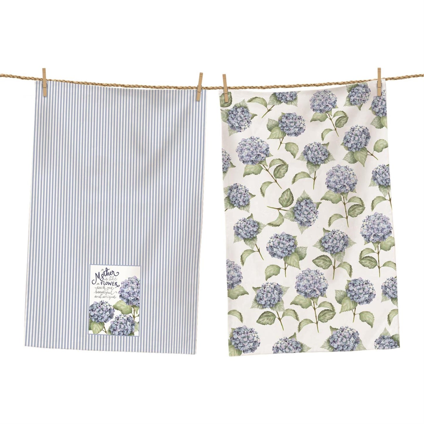 TEA TOWELS- A MOTHER IS LIKE A FLOWER