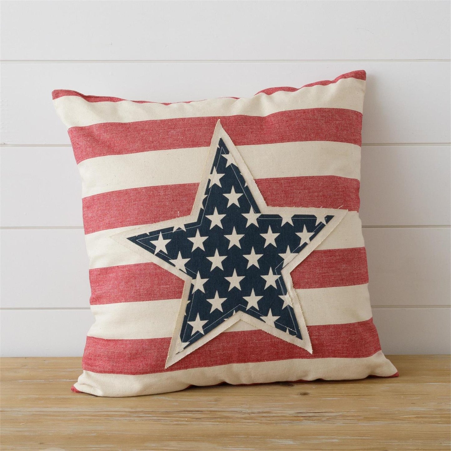 PILLOW - STAR PATCH & STRIPES