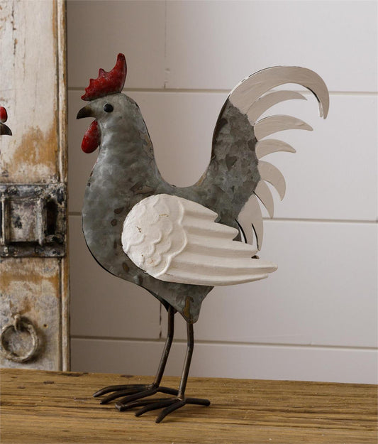 Galvanized Rooster