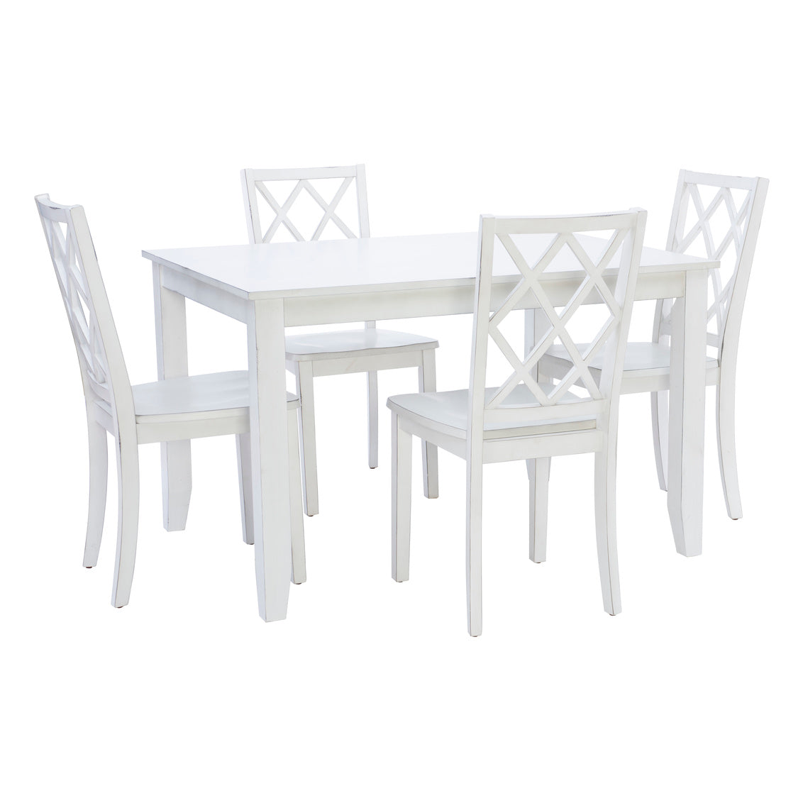 HENRICK WHITE 5PC DINING SET