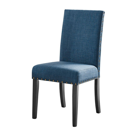 Crispin blue dining chairs