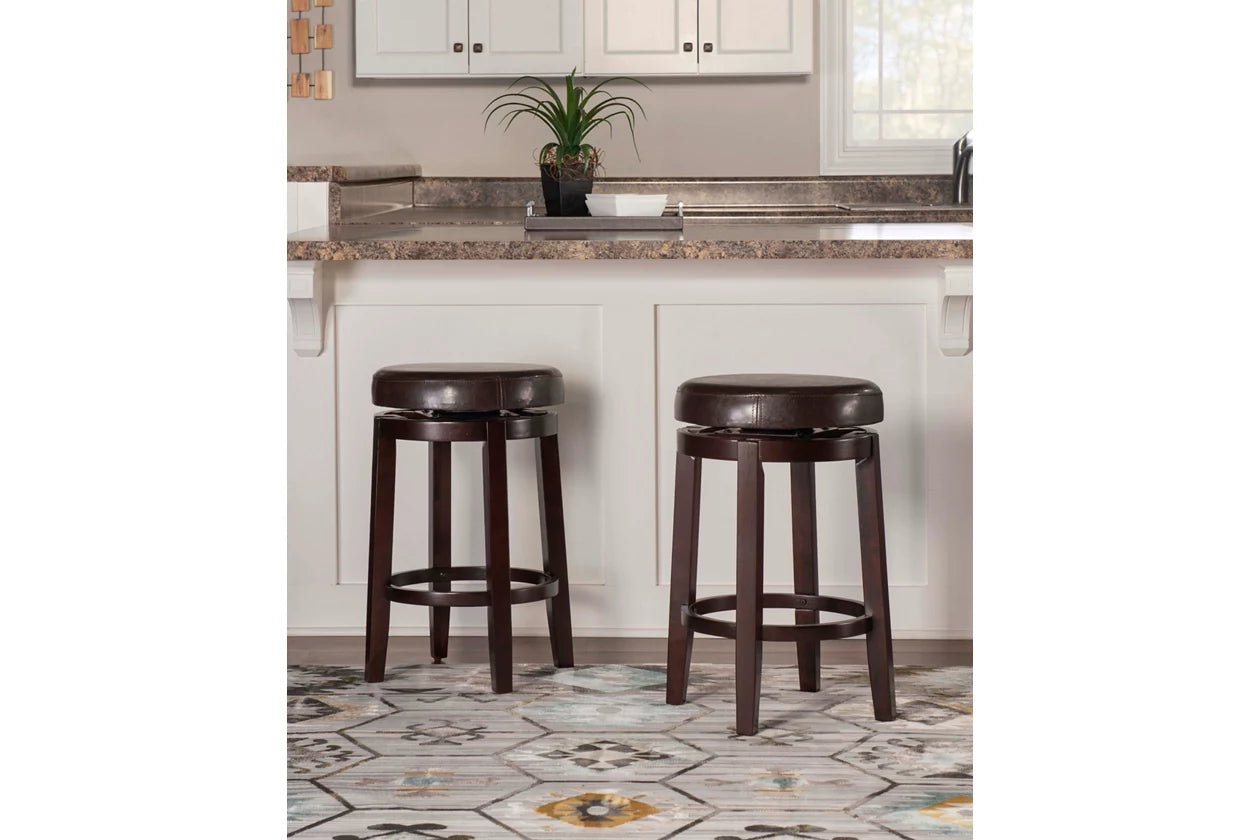 MAYA BROWN COUNTER STOOL