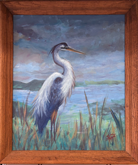 SML HERON BY LISA FLOYD