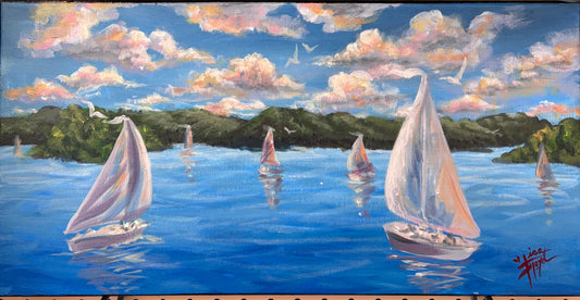 SAILING AROUND SML BY LISA FLOYD