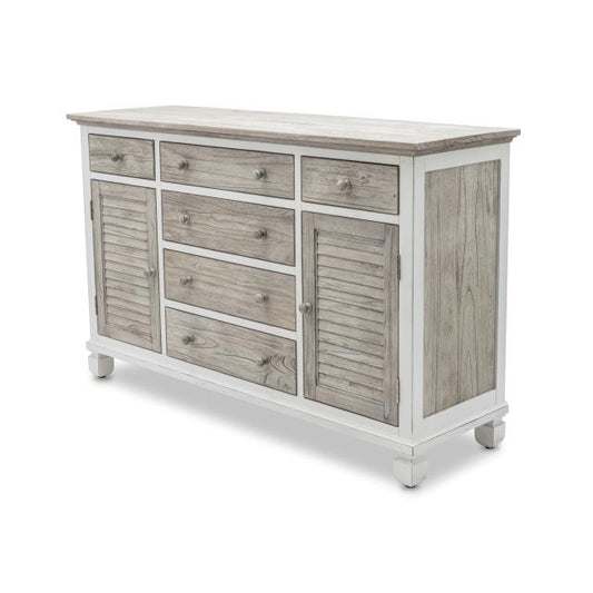 ISLAMORADA 6 DRAWER/2 DOOR DRESSER