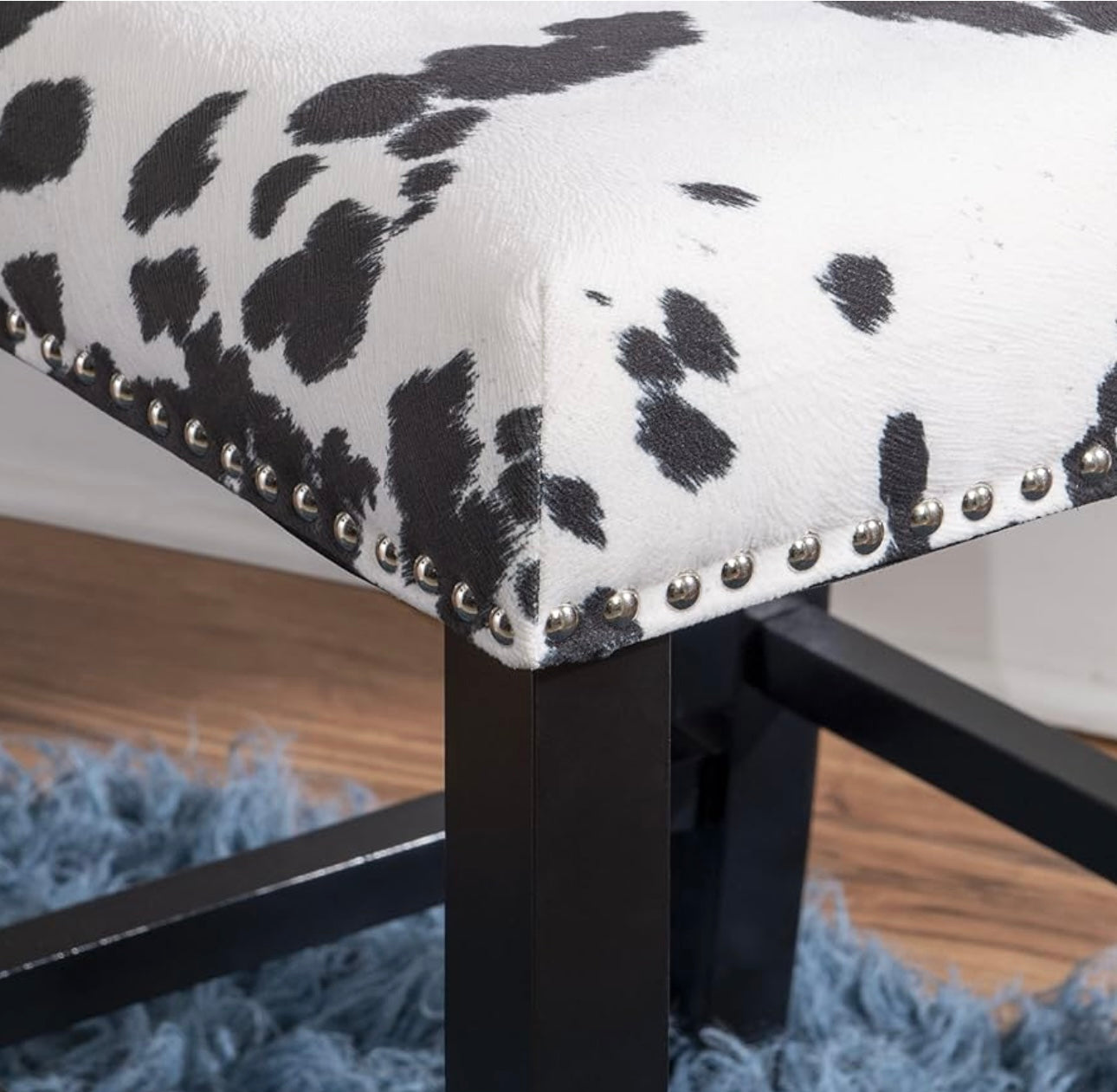 Udder madness counter stools black & white