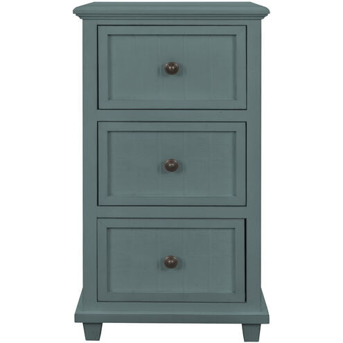 Aged Seafoam Wash Side Table