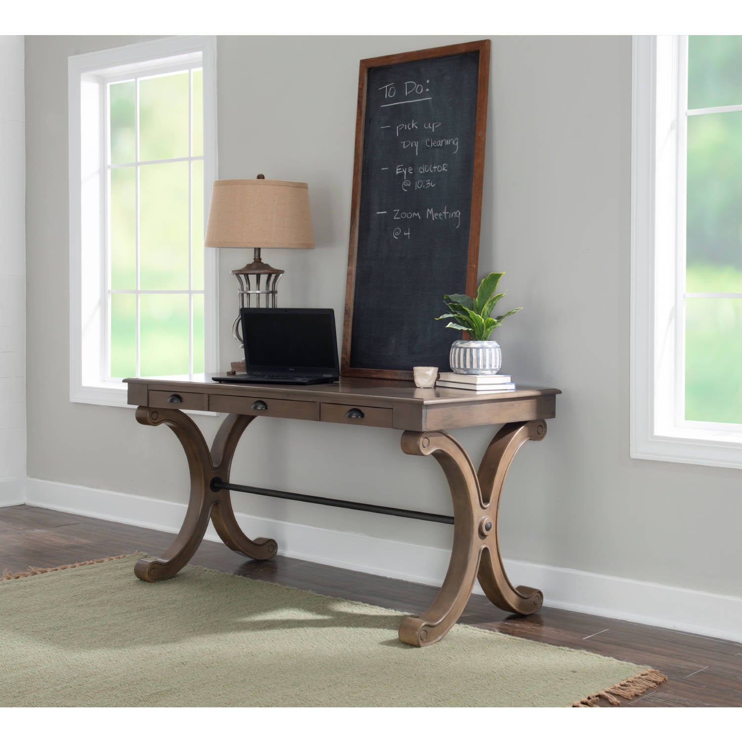 Willowbrook Grey Desk – Mayberry Furniture