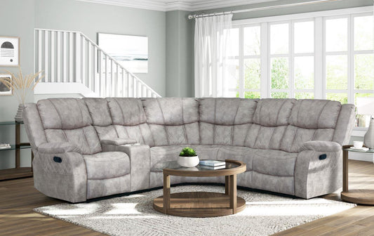 LUX PEWTER SECTIONAL