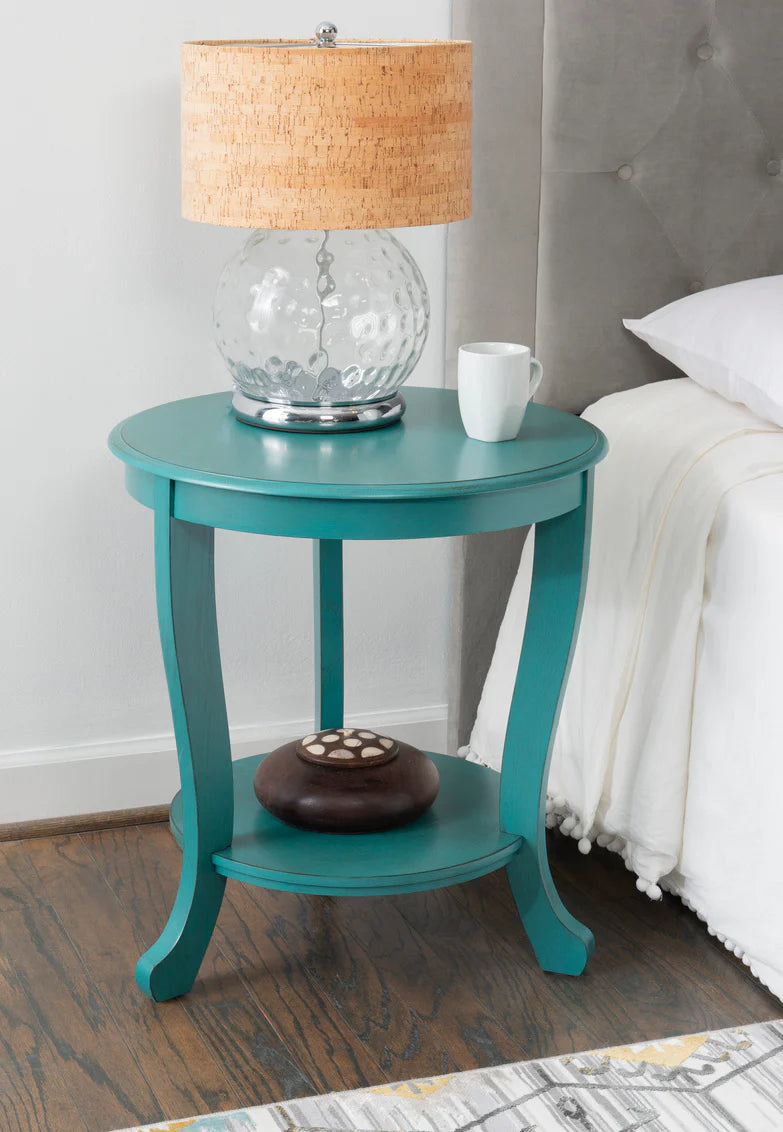 MARISSA TEAL SIDE TABLE