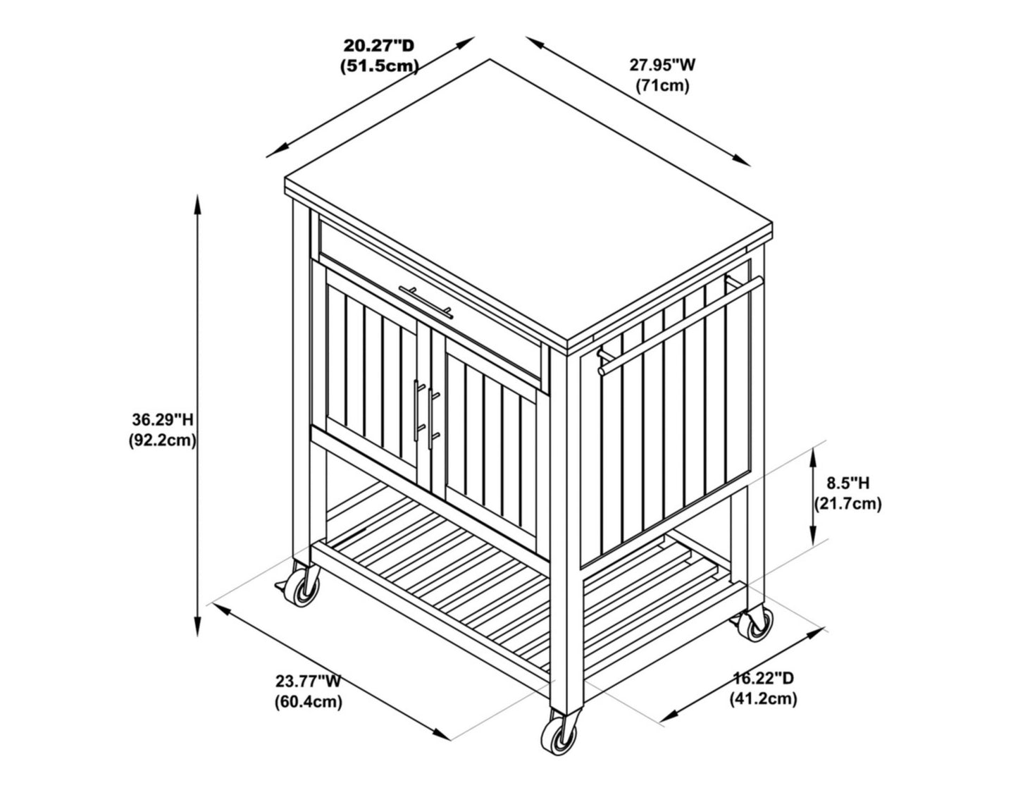 Sydney Kitchen Cart