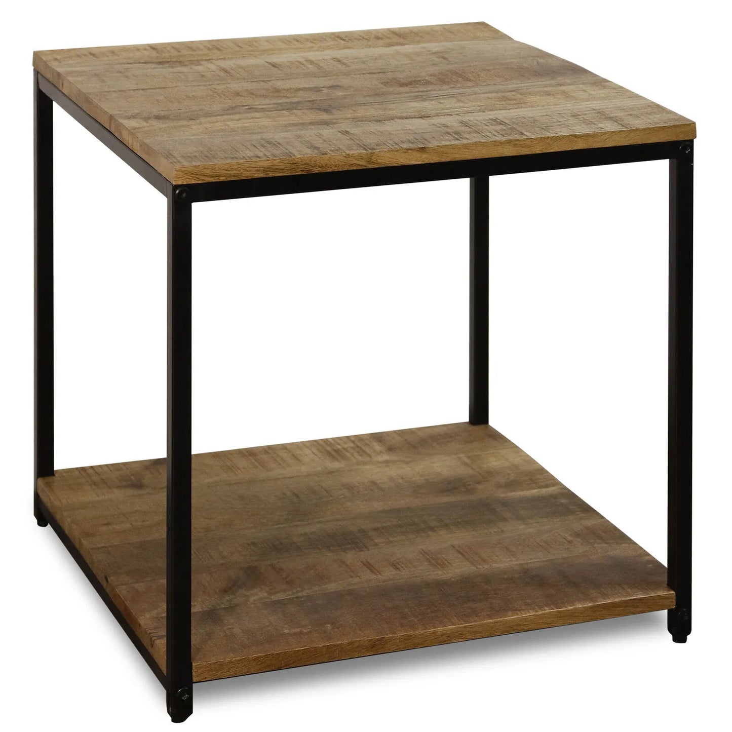 CHATTERCUT SOLID MANGO SIDE TABLE