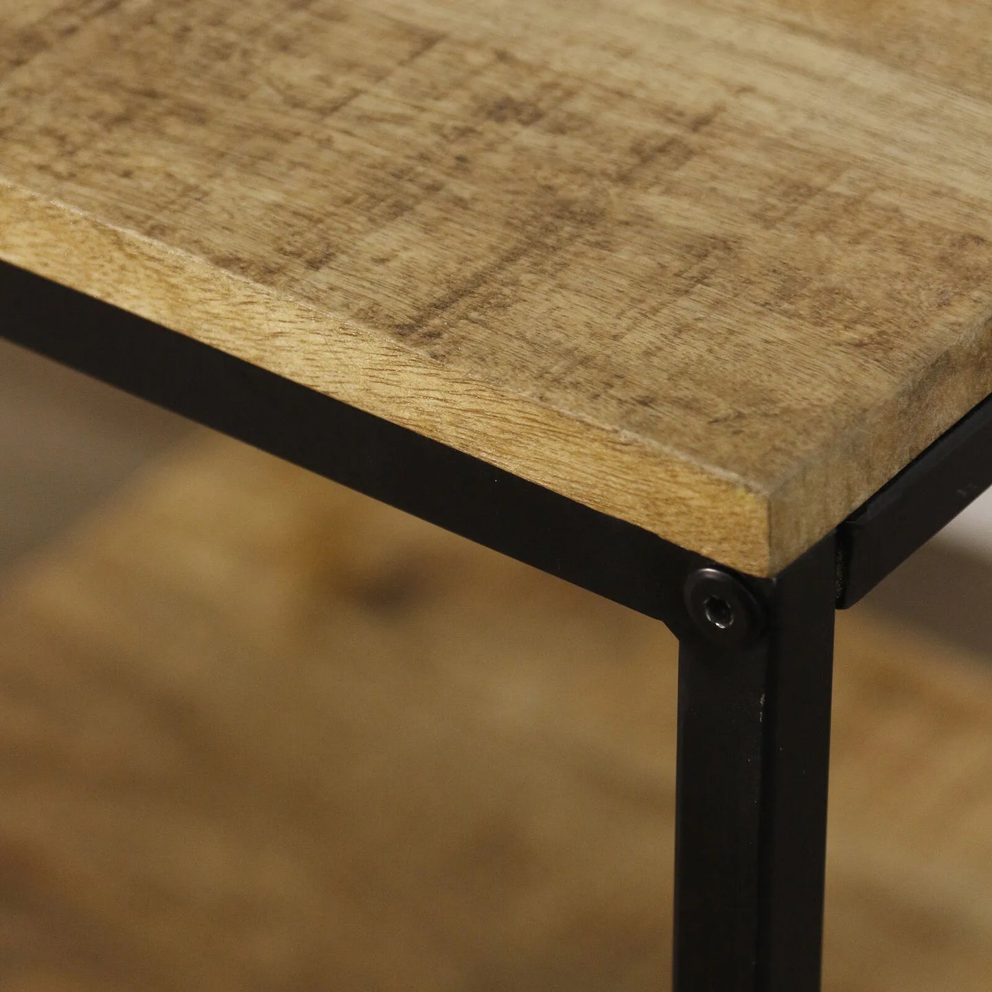 CHATTERCUT SOLID MANGO SIDE TABLE