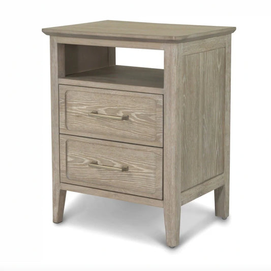 CAPE MAY 2 DRAWER NIGHTSTAND W/USB A+C