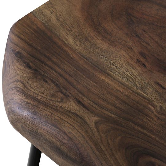 GAVIN WOOD AND METAL COUNTER STOOL