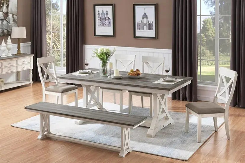 BAR HARBOR DINING TABLE - CREAM